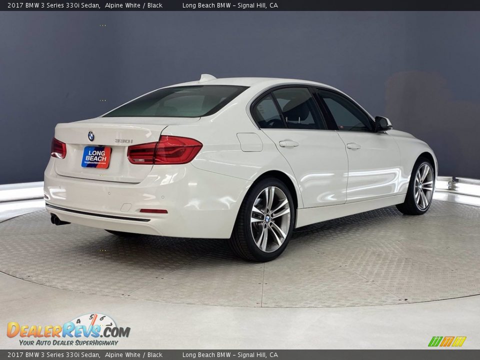 2017 BMW 3 Series 330i Sedan Alpine White / Black Photo #5