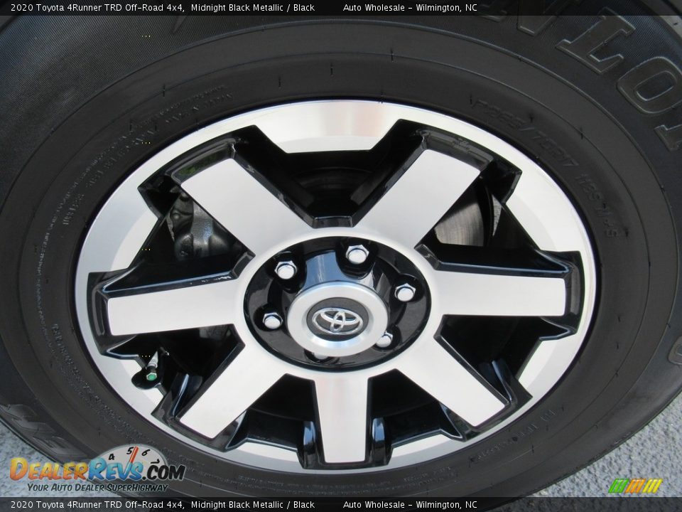 2020 Toyota 4Runner TRD Off-Road 4x4 Midnight Black Metallic / Black Photo #7