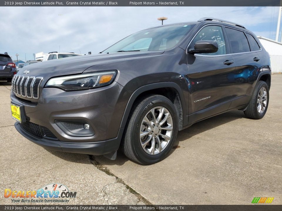 2019 Jeep Cherokee Latitude Plus Granite Crystal Metallic / Black Photo #2