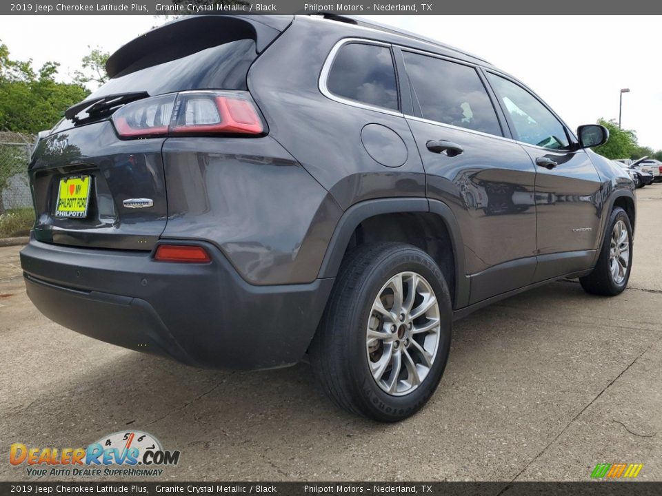 2019 Jeep Cherokee Latitude Plus Granite Crystal Metallic / Black Photo #3
