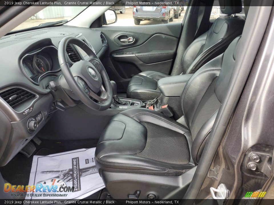 2019 Jeep Cherokee Latitude Plus Granite Crystal Metallic / Black Photo #4