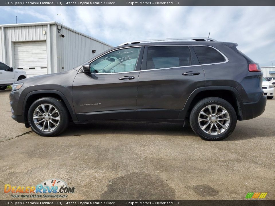 2019 Jeep Cherokee Latitude Plus Granite Crystal Metallic / Black Photo #7