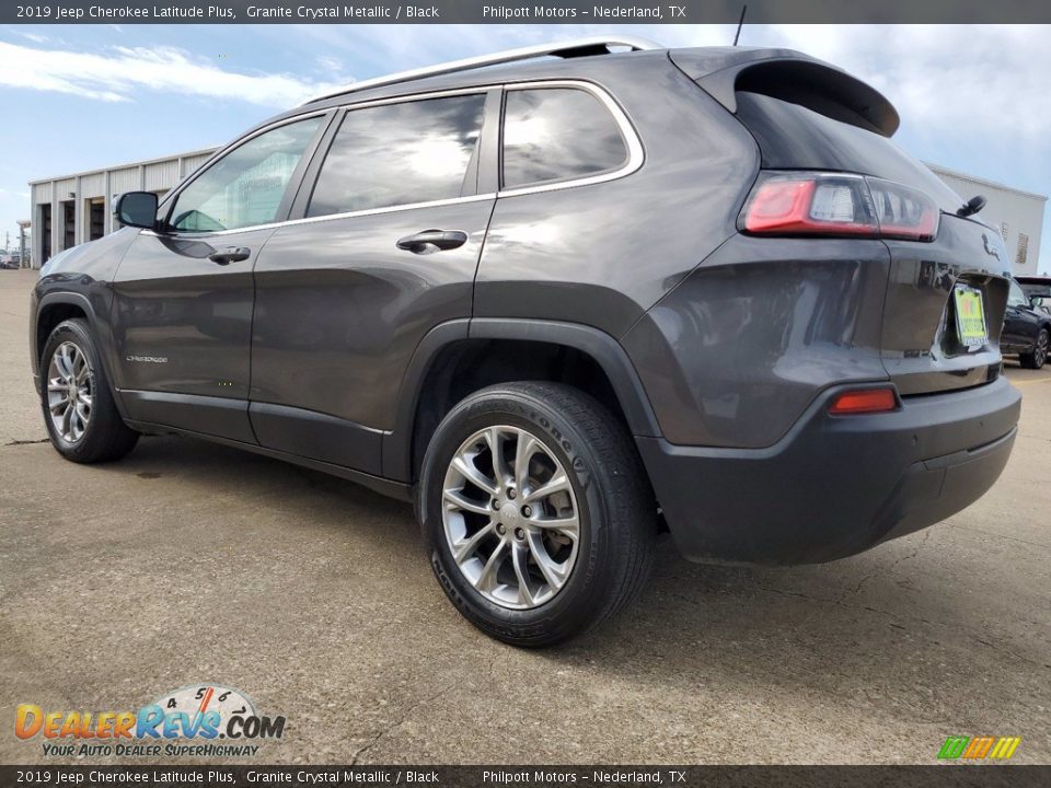 2019 Jeep Cherokee Latitude Plus Granite Crystal Metallic / Black Photo #11