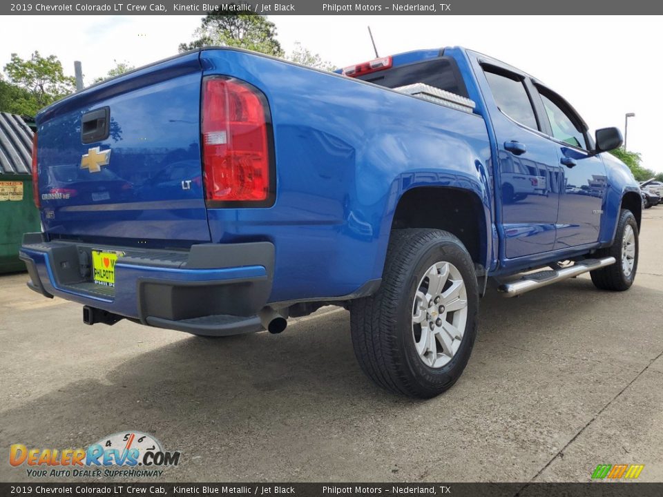 2019 Chevrolet Colorado LT Crew Cab Kinetic Blue Metallic / Jet Black Photo #3