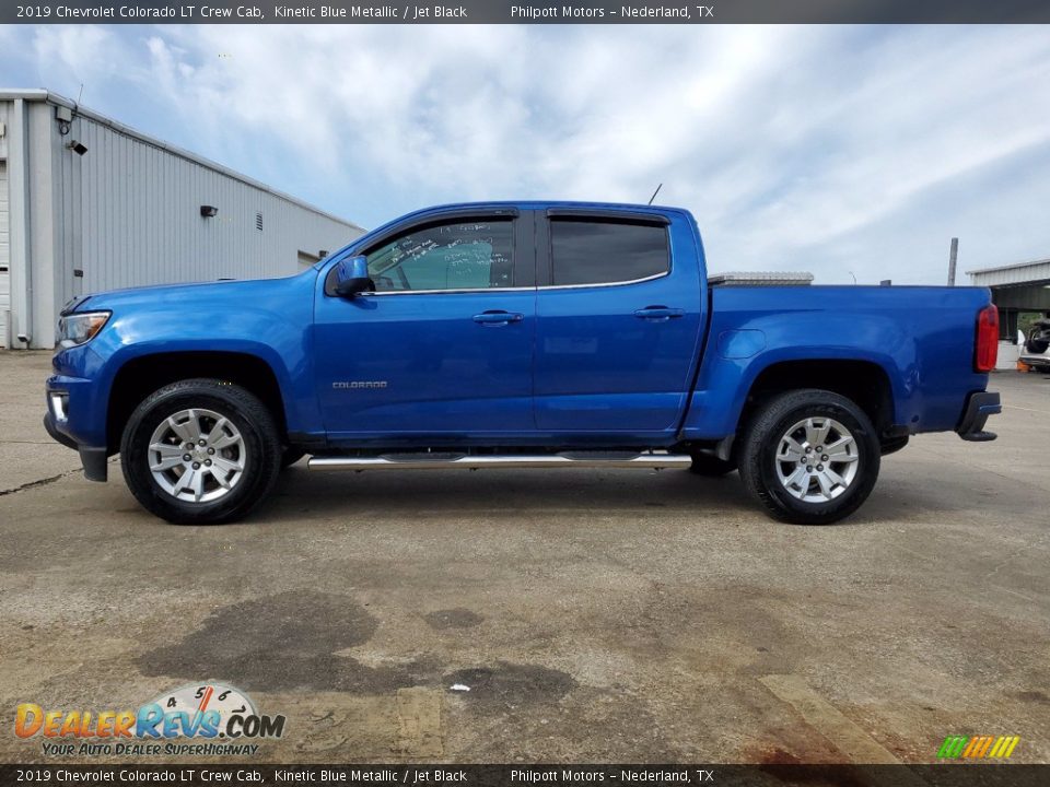 2019 Chevrolet Colorado LT Crew Cab Kinetic Blue Metallic / Jet Black Photo #7