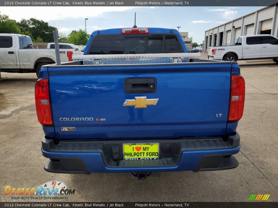 2019 Chevrolet Colorado LT Crew Cab Kinetic Blue Metallic / Jet Black Photo #8