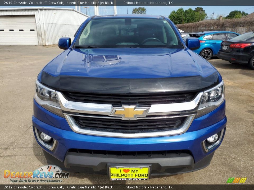 2019 Chevrolet Colorado LT Crew Cab Kinetic Blue Metallic / Jet Black Photo #9