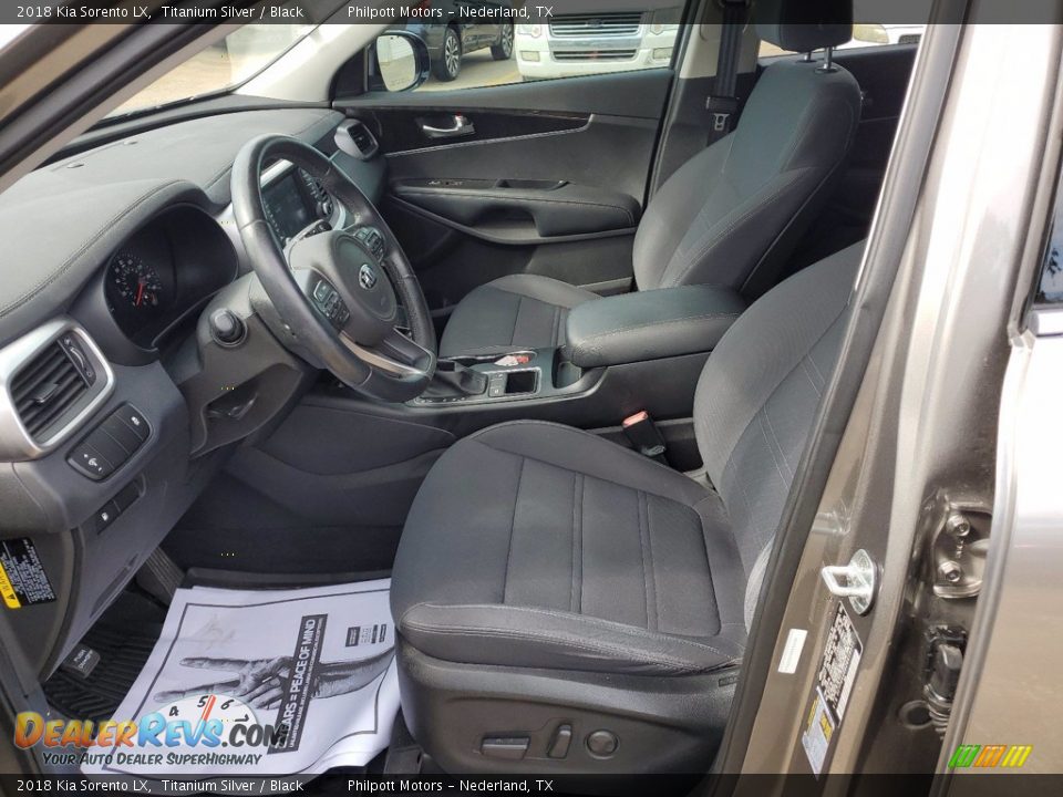 Front Seat of 2018 Kia Sorento LX Photo #4