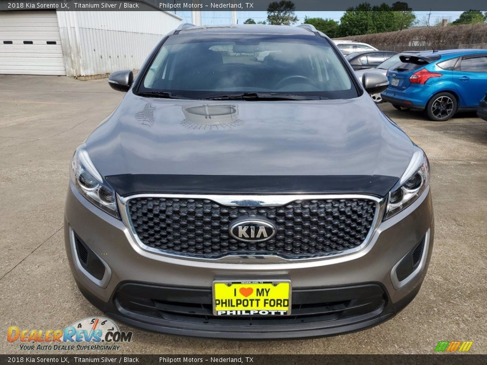 2018 Kia Sorento LX Titanium Silver / Black Photo #9