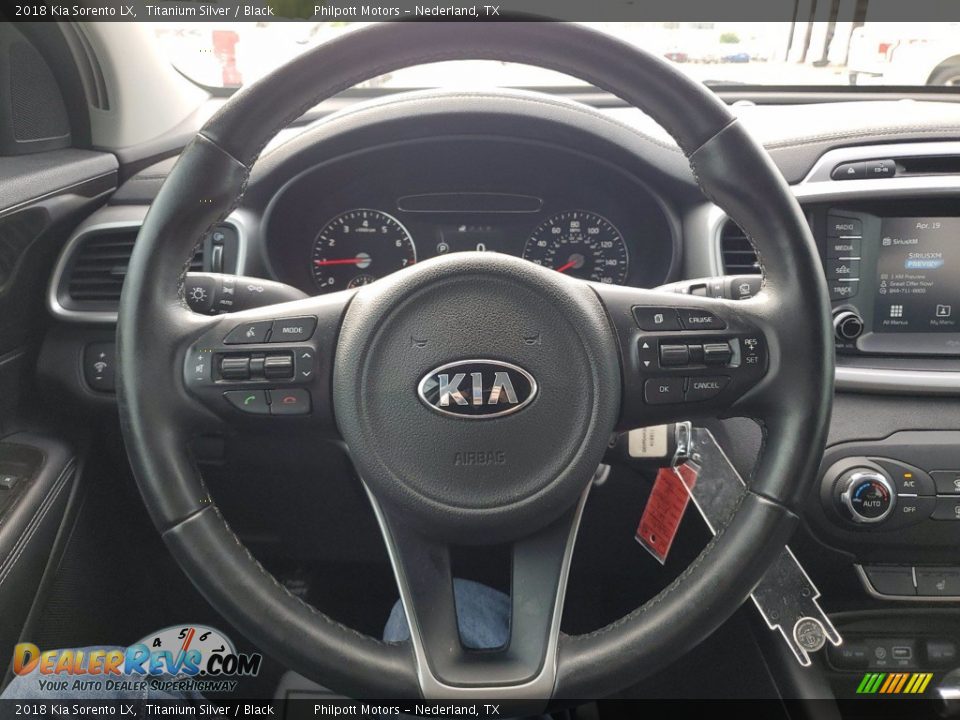 2018 Kia Sorento LX Steering Wheel Photo #15