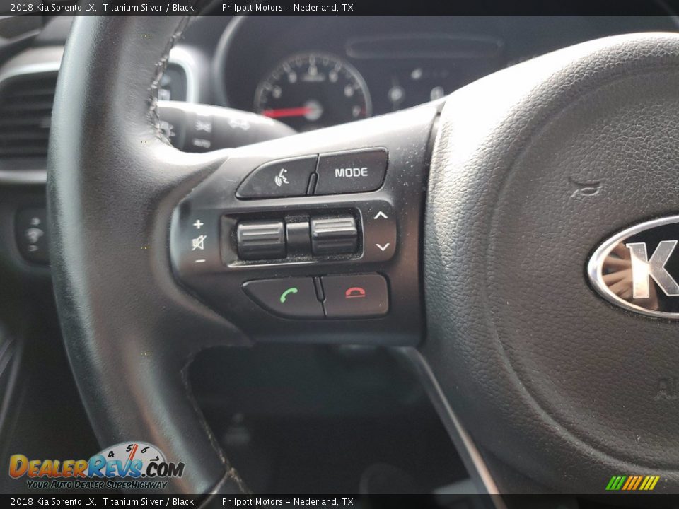 2018 Kia Sorento LX Steering Wheel Photo #16