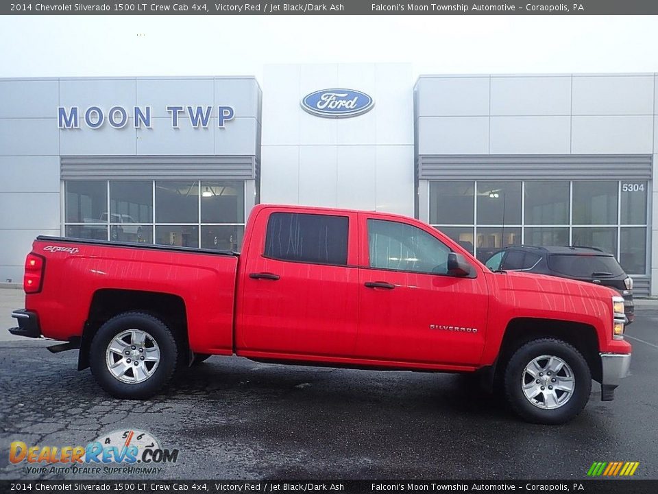 2014 Chevrolet Silverado 1500 LT Crew Cab 4x4 Victory Red / Jet Black/Dark Ash Photo #1