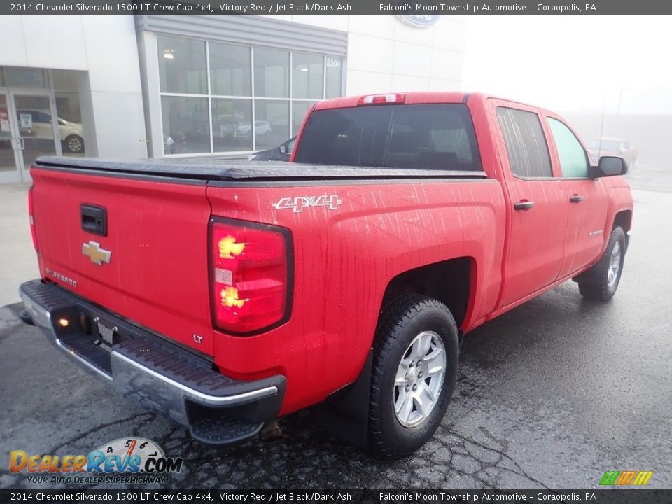 2014 Chevrolet Silverado 1500 LT Crew Cab 4x4 Victory Red / Jet Black/Dark Ash Photo #2