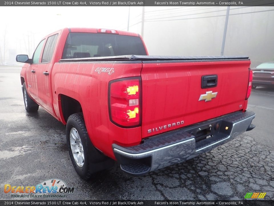 2014 Chevrolet Silverado 1500 LT Crew Cab 4x4 Victory Red / Jet Black/Dark Ash Photo #4