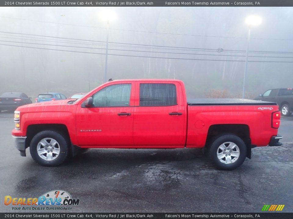 2014 Chevrolet Silverado 1500 LT Crew Cab 4x4 Victory Red / Jet Black/Dark Ash Photo #5