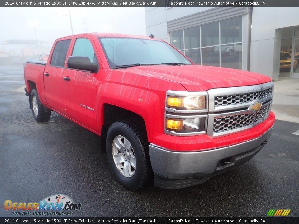 2014 Chevrolet Silverado 1500 LT Crew Cab 4x4 Victory Red / Jet Black/Dark Ash Photo #8