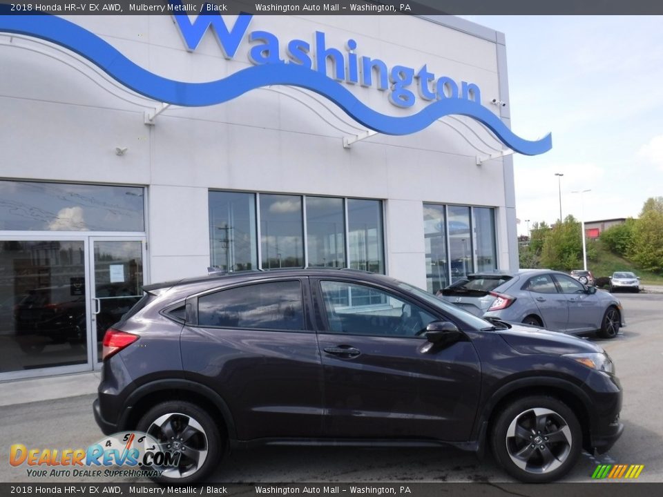 2018 Honda HR-V EX AWD Mulberry Metallic / Black Photo #2