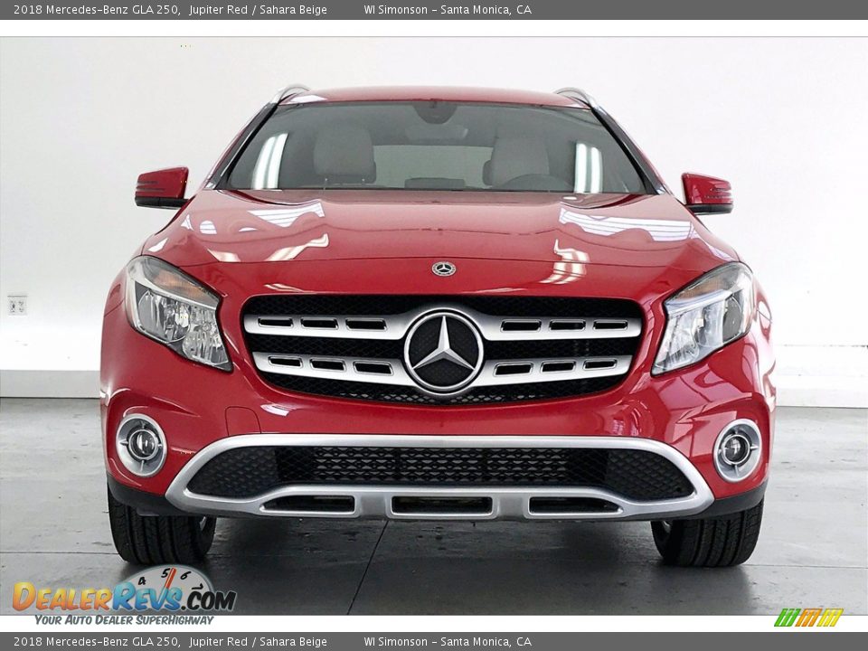 2018 Mercedes-Benz GLA 250 Jupiter Red / Sahara Beige Photo #2