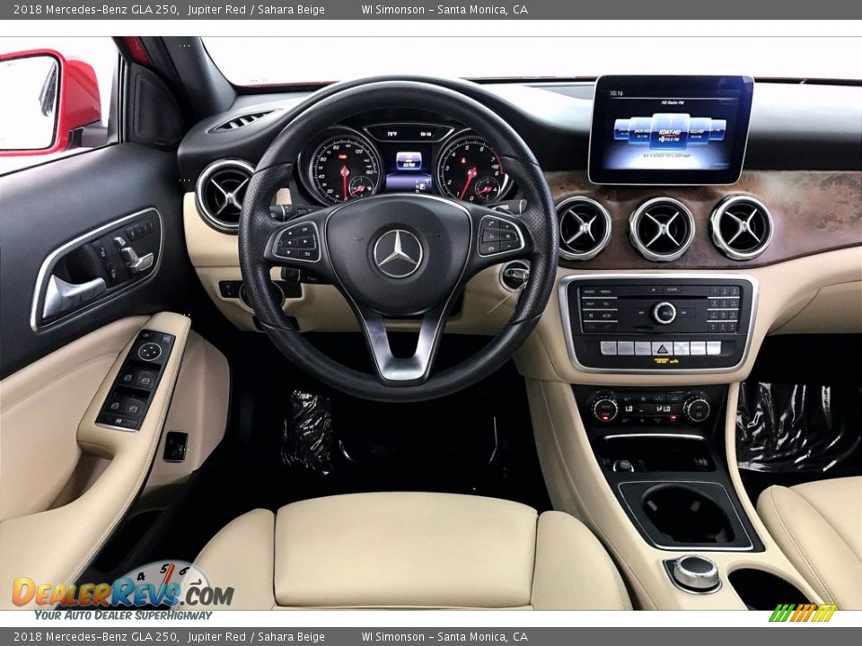 2018 Mercedes-Benz GLA 250 Jupiter Red / Sahara Beige Photo #4