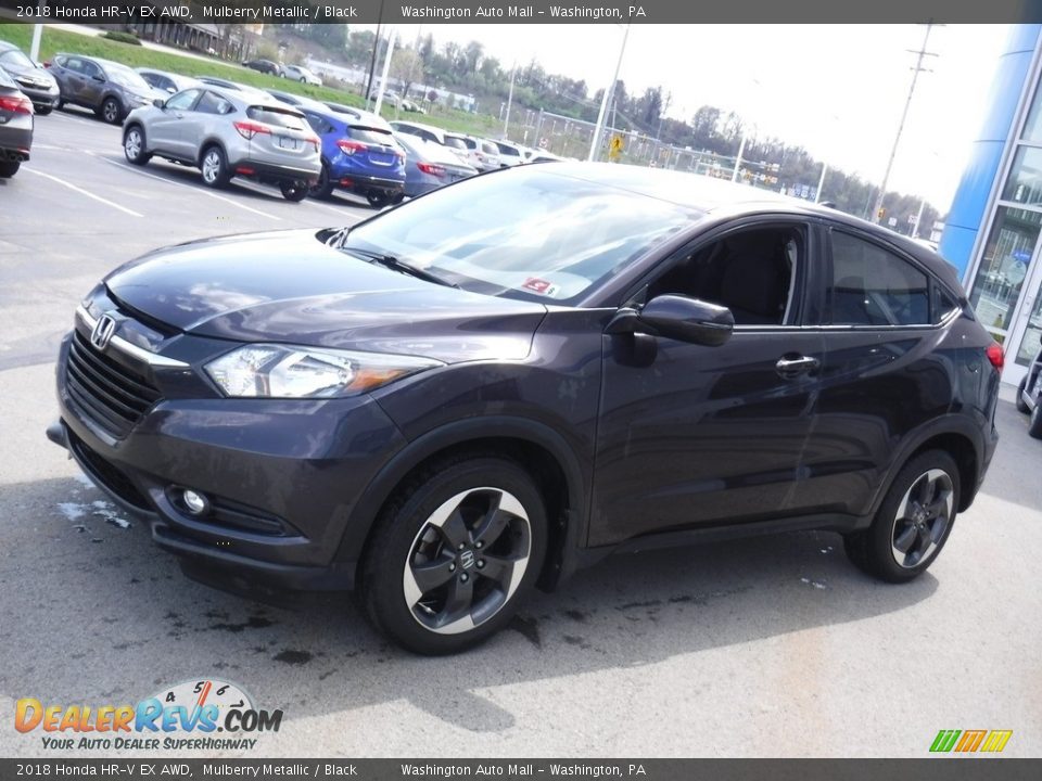 2018 Honda HR-V EX AWD Mulberry Metallic / Black Photo #6