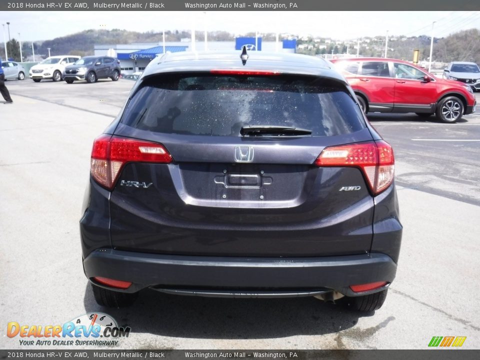 2018 Honda HR-V EX AWD Mulberry Metallic / Black Photo #8