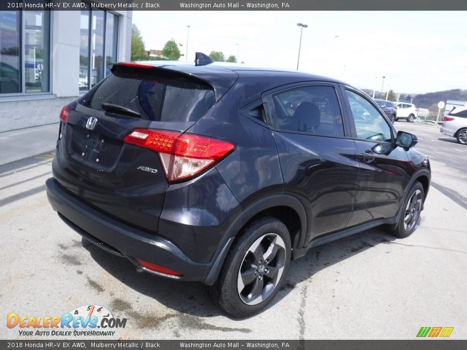 2018 Honda HR-V EX AWD Mulberry Metallic / Black Photo #9