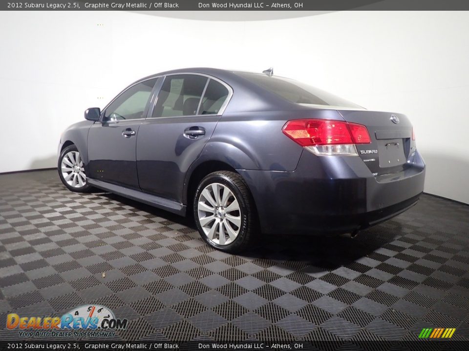 2012 Subaru Legacy 2.5i Graphite Gray Metallic / Off Black Photo #11