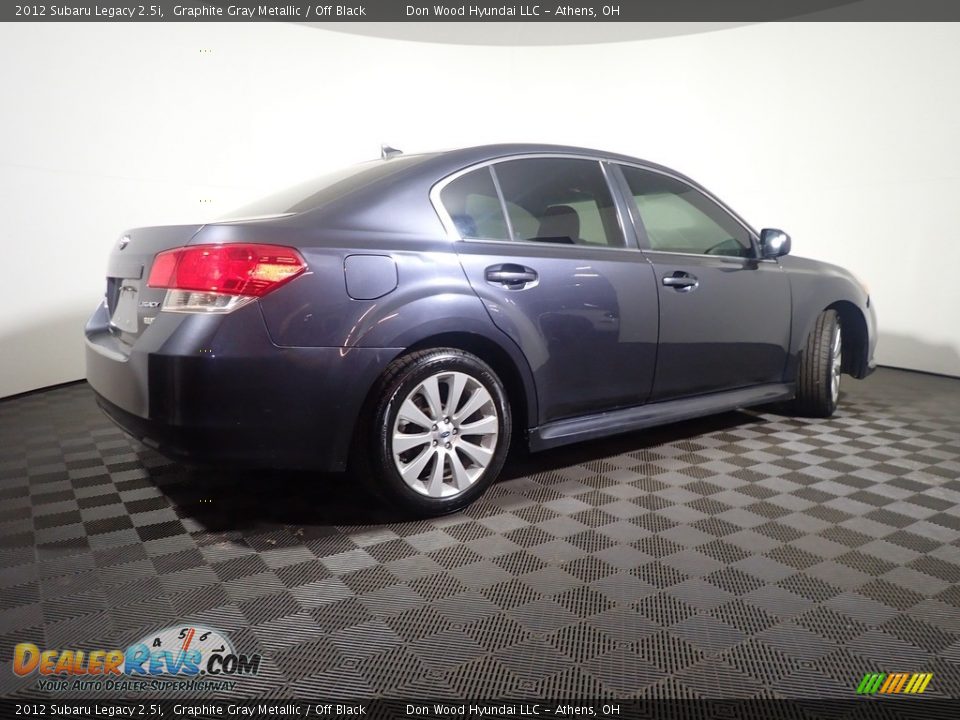 2012 Subaru Legacy 2.5i Graphite Gray Metallic / Off Black Photo #16