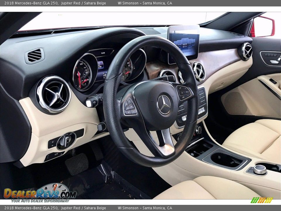2018 Mercedes-Benz GLA 250 Jupiter Red / Sahara Beige Photo #14