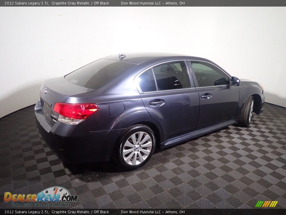 2012 Subaru Legacy 2.5i Graphite Gray Metallic / Off Black Photo #17