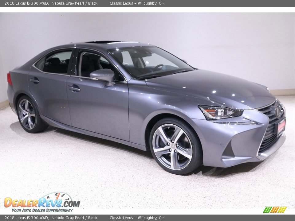 2018 Lexus IS 300 AWD Nebula Gray Pearl / Black Photo #1