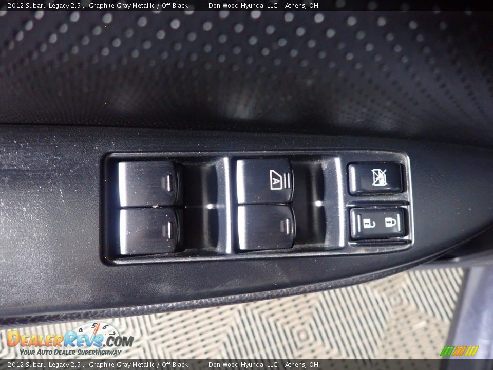 2012 Subaru Legacy 2.5i Graphite Gray Metallic / Off Black Photo #21