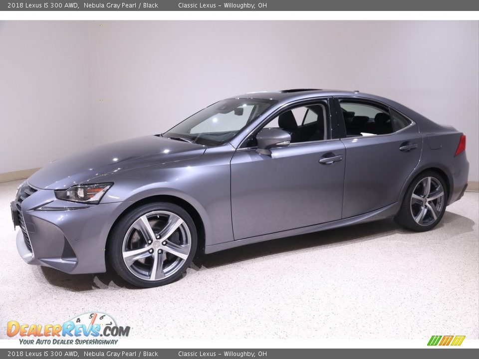 2018 Lexus IS 300 AWD Nebula Gray Pearl / Black Photo #3