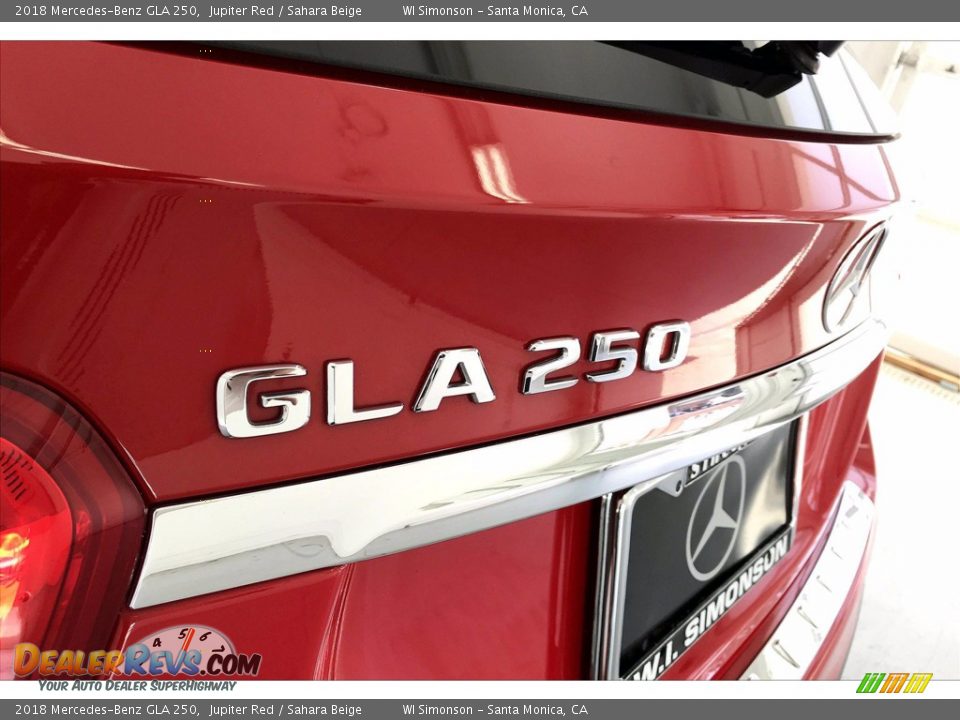 2018 Mercedes-Benz GLA 250 Jupiter Red / Sahara Beige Photo #31