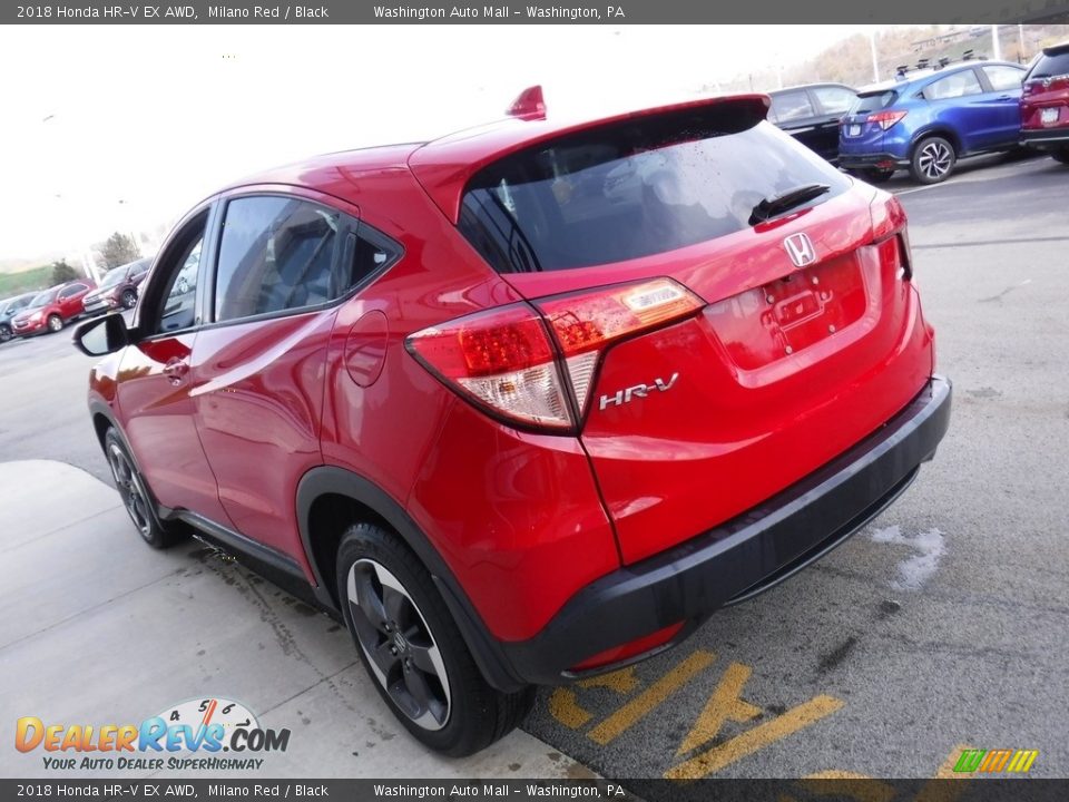 2018 Honda HR-V EX AWD Milano Red / Black Photo #7