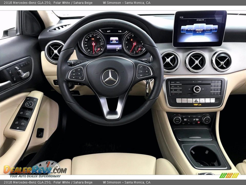 2018 Mercedes-Benz GLA 250 Polar White / Sahara Beige Photo #4