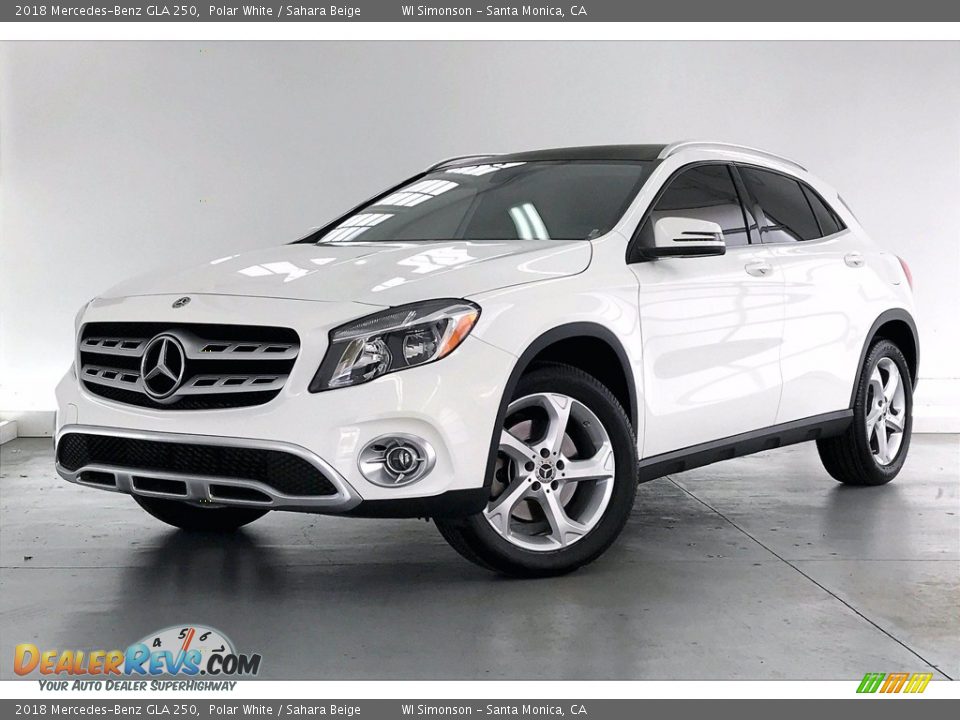 2018 Mercedes-Benz GLA 250 Polar White / Sahara Beige Photo #12