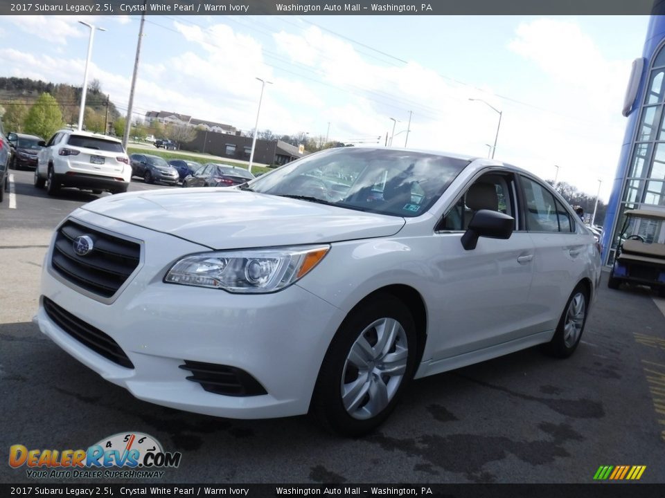 2017 Subaru Legacy 2.5i Crystal White Pearl / Warm Ivory Photo #3