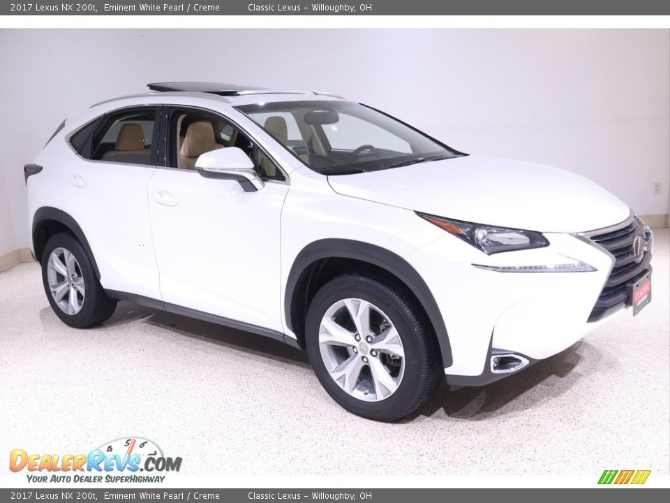 2017 Lexus NX 200t Eminent White Pearl / Creme Photo #1