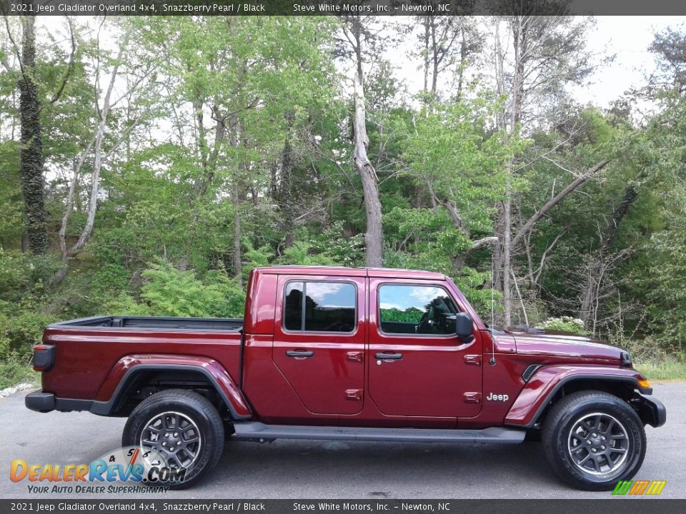 Snazzberry Pearl 2021 Jeep Gladiator Overland 4x4 Photo #5