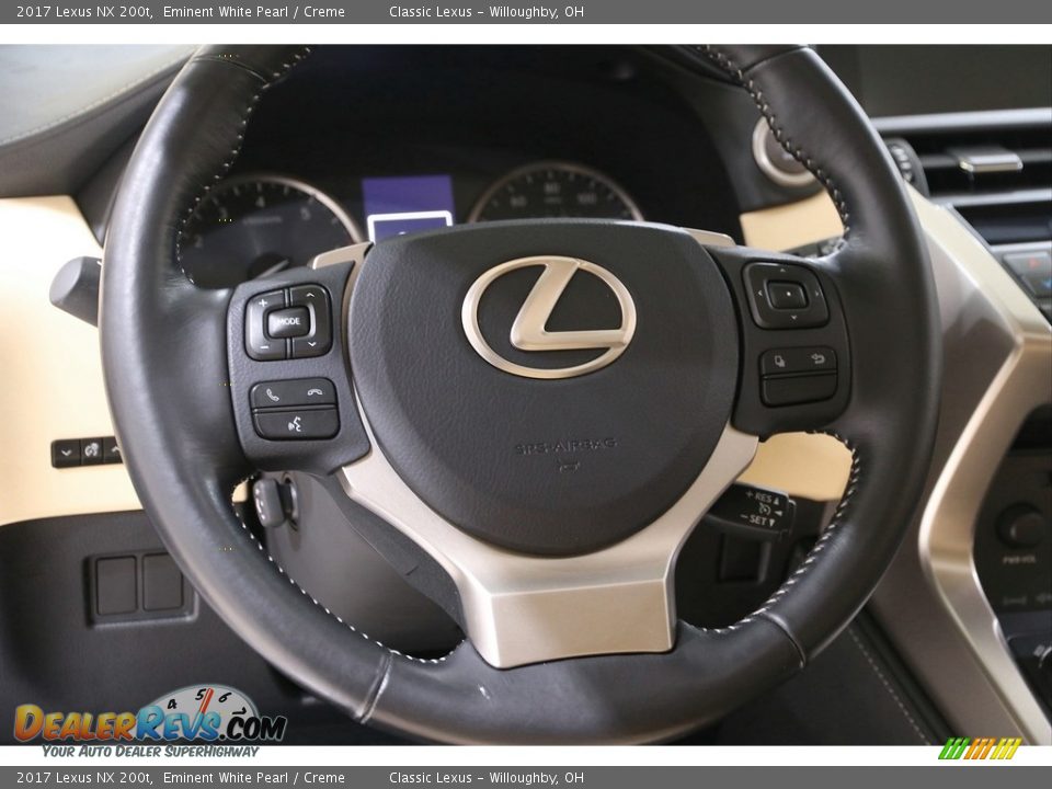 2017 Lexus NX 200t Eminent White Pearl / Creme Photo #7