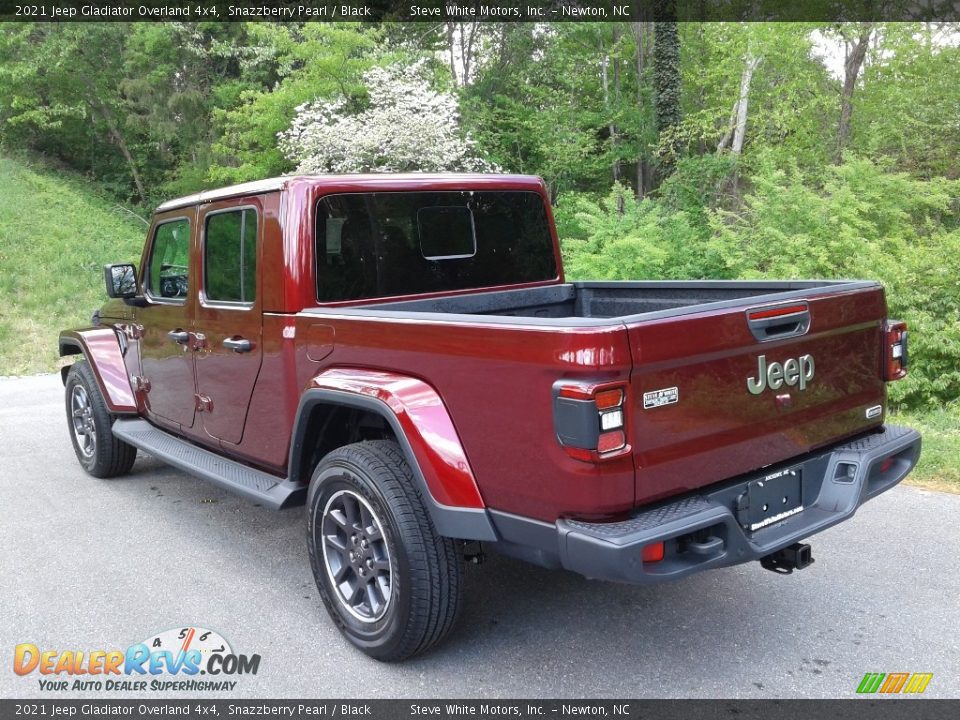 2021 Jeep Gladiator Overland 4x4 Snazzberry Pearl / Black Photo #9