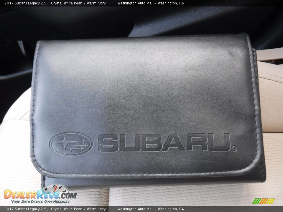2017 Subaru Legacy 2.5i Crystal White Pearl / Warm Ivory Photo #21