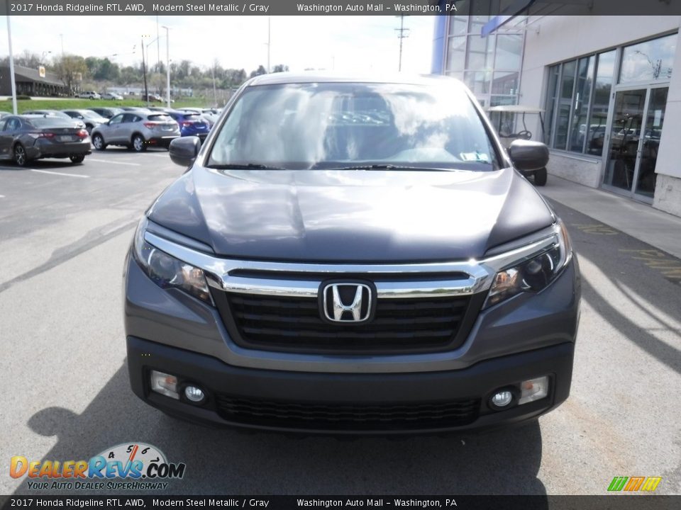 2017 Honda Ridgeline RTL AWD Modern Steel Metallic / Gray Photo #3