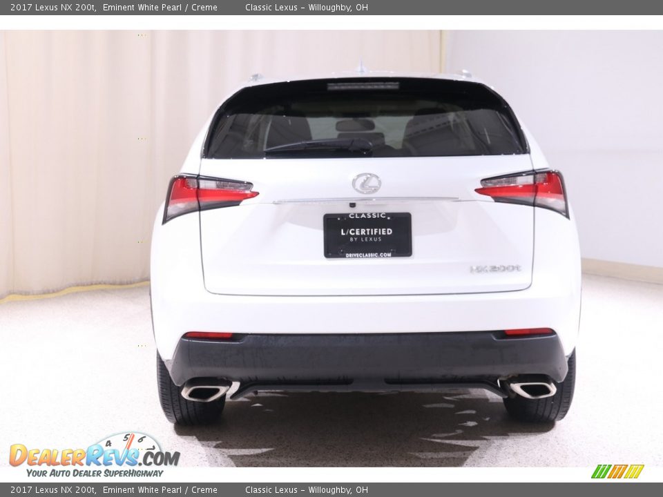 2017 Lexus NX 200t Eminent White Pearl / Creme Photo #16