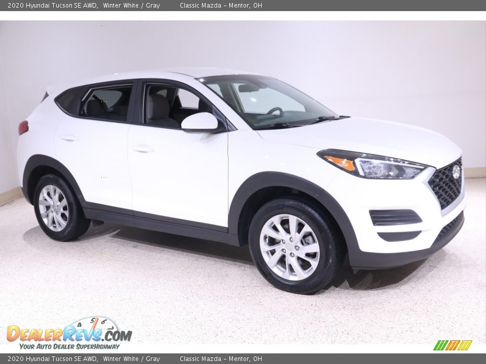 2020 Hyundai Tucson SE AWD Winter White / Gray Photo #1