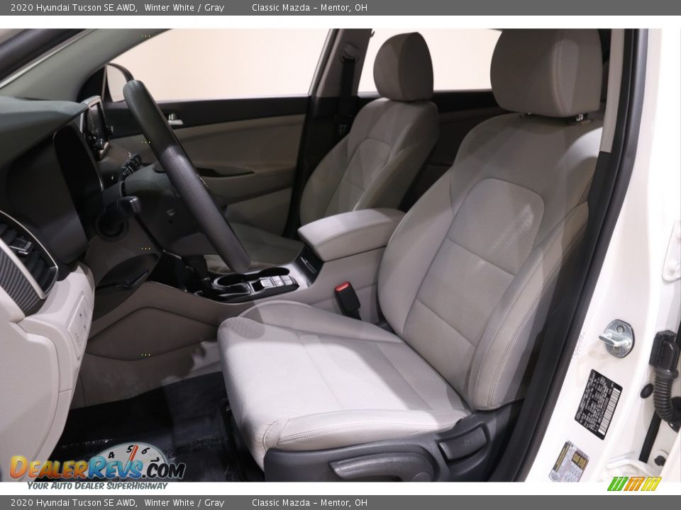 2020 Hyundai Tucson SE AWD Winter White / Gray Photo #5