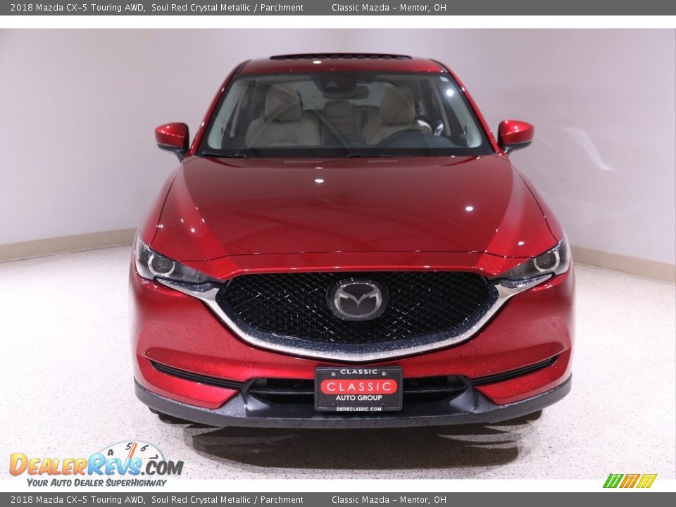 2018 Mazda CX-5 Touring AWD Soul Red Crystal Metallic / Parchment Photo #2