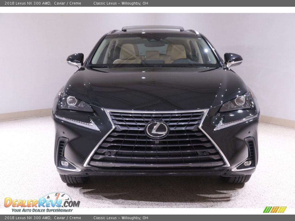 2018 Lexus NX 300 AWD Caviar / Creme Photo #2