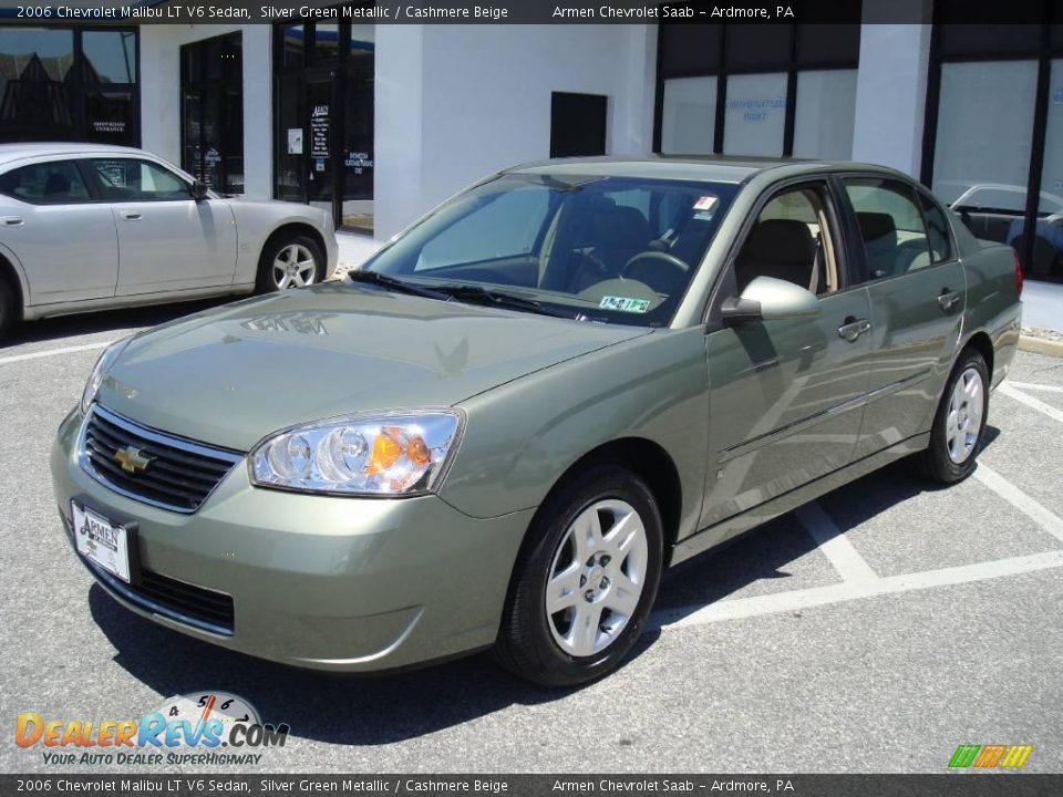 2006 Chevrolet Malibu LT V6 Sedan Silver Green Metallic / Cashmere Beige Photo #1